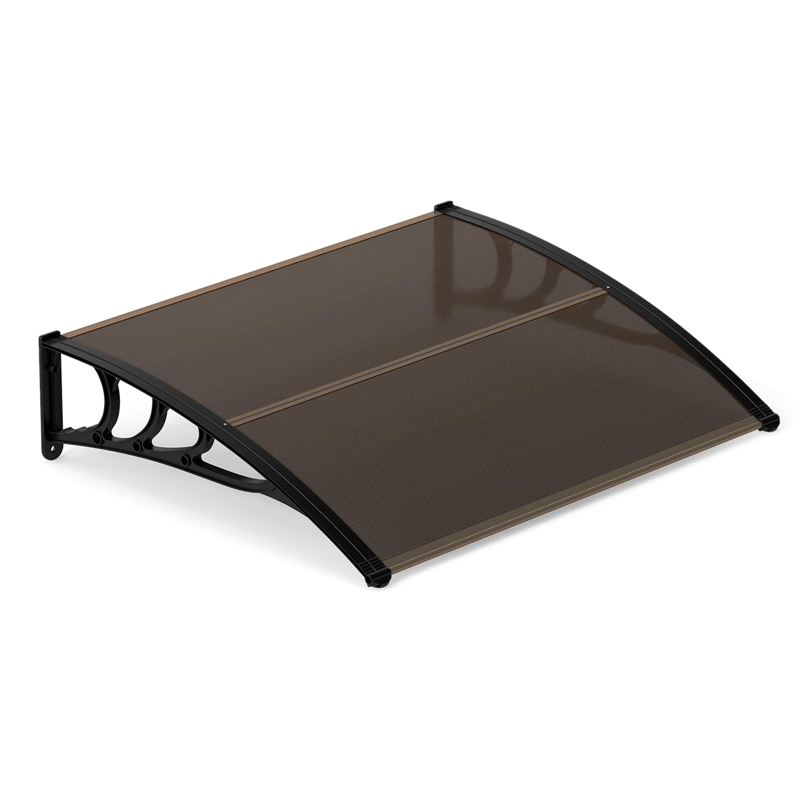 Tangkula Auvent de fenêtre 76 x 99 cm pour la protection contre le soleil, la pluie et la neige